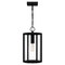 Quoizel Hazel 1-Light Earth Black Outdoor Hanging Lantern HAZ1909EK - alternate 4